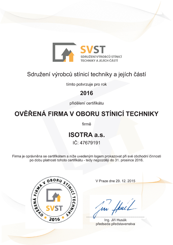 Certifikát