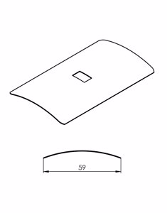 Disegno della lamella Cetta Flexi 60