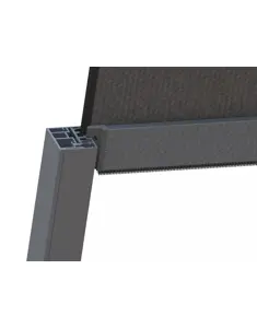 Detail ZIP systému pro screenové rolety