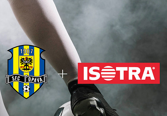 ISOTRA jako exkluzivní partner prvoligového fotbalového klubu SFC Opava
