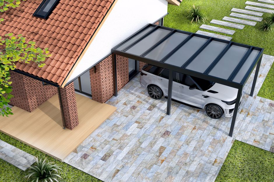 NOVINKA na trhu: Hliníkový přístřešek pro auta CARPORT ARTOSI