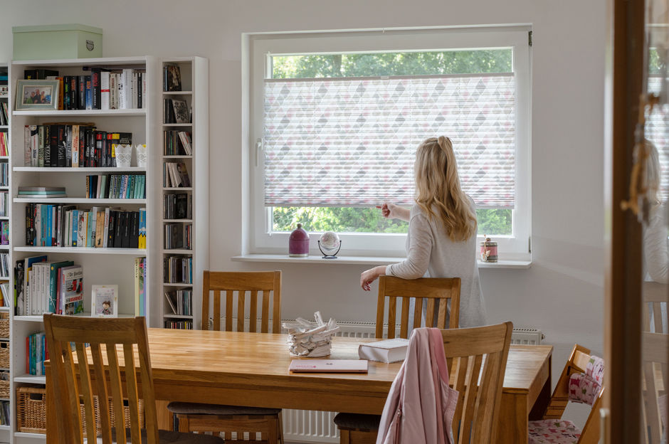 Vnitřní stínění: Srovnání rolet, žaluzií a plisse
